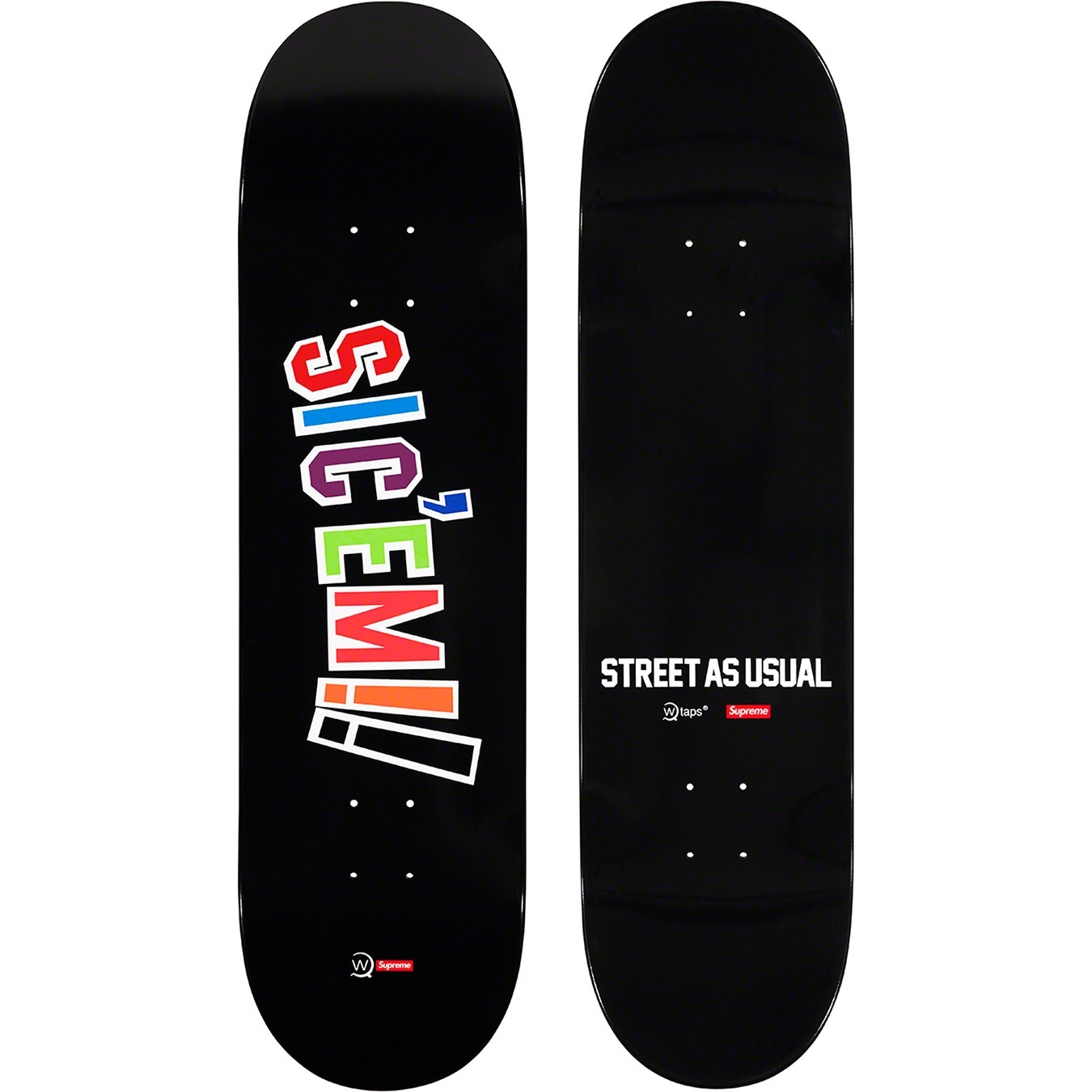 Supreme®/WTAPS® Sic'em! Skateboard view 4